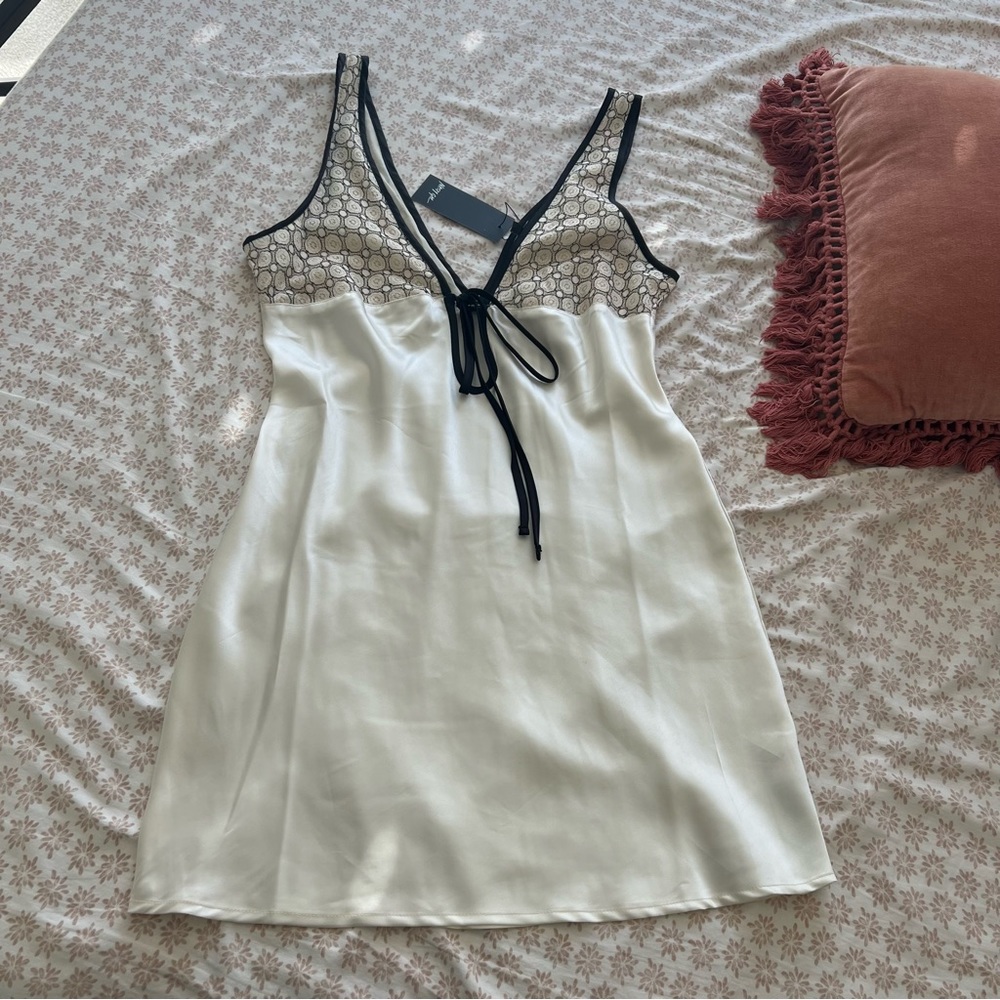 Satin mini dress